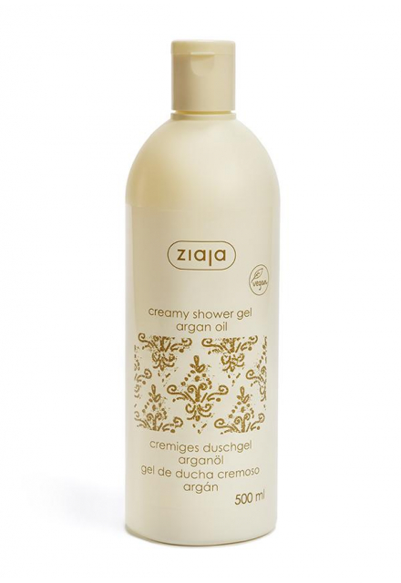 creamy shower gel with argan oil