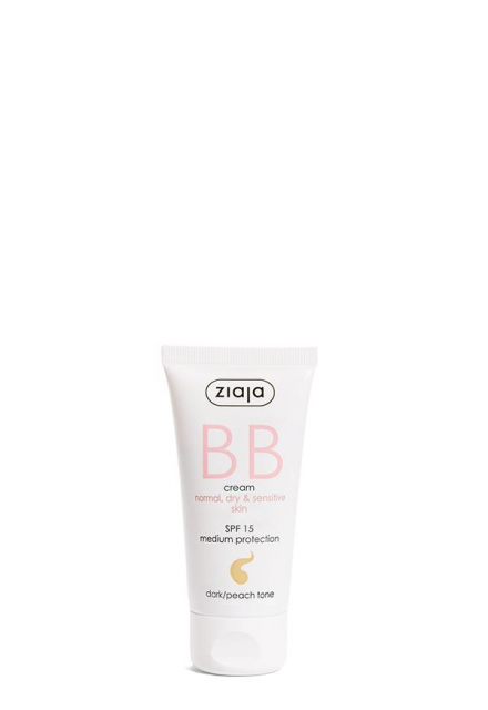 BB cream for normal, dry & sensitive skin - dark/peach tone