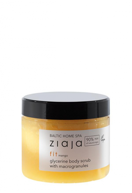 glycerine body scrub with macrogranules