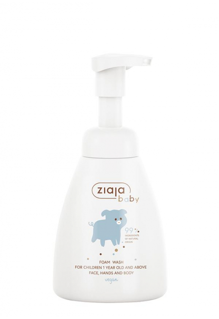 body & hand foam wash for children