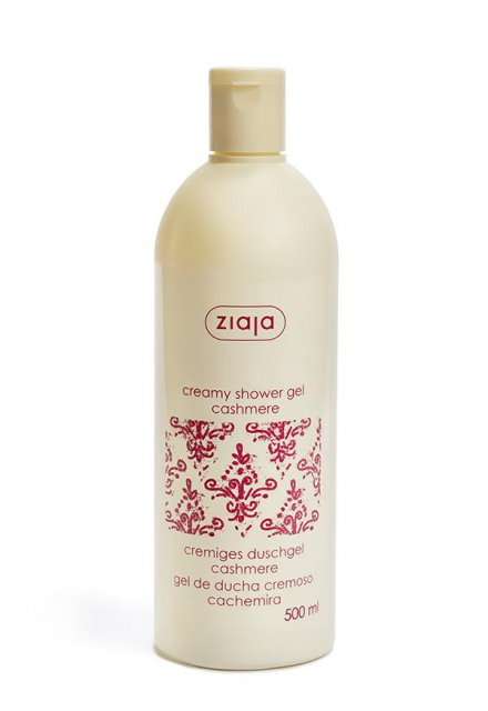 creamy shower gel with cashmere proteins