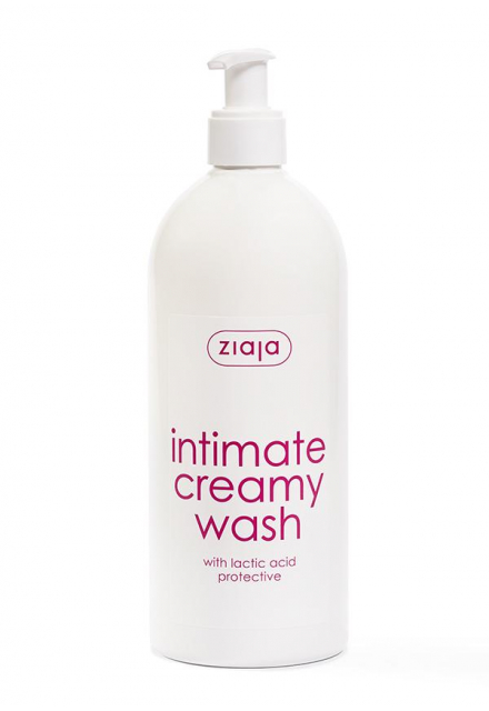 intimate creamy wash with lactic acid