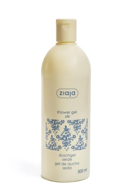 creamy shower gel with silk proteins
