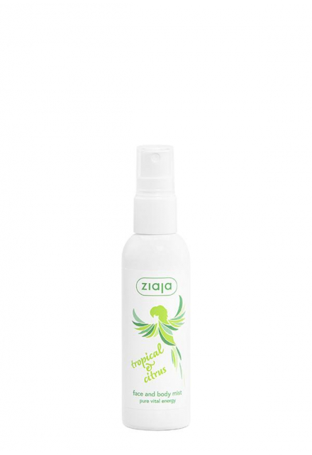 tropical & citrus face and body mist