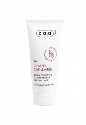 gently exfoliating face and neck enzyme peel