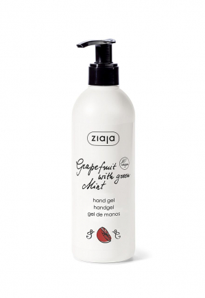 grapefruit with green mint hand gel