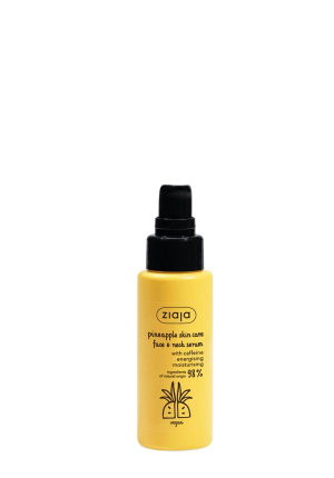 face and neck serum with caffeine