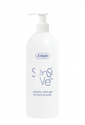 creamy wash gel for face & body