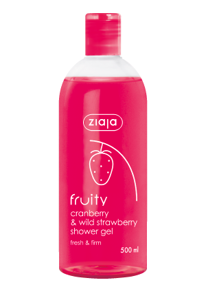 cranberry & wild strawberry shower gel