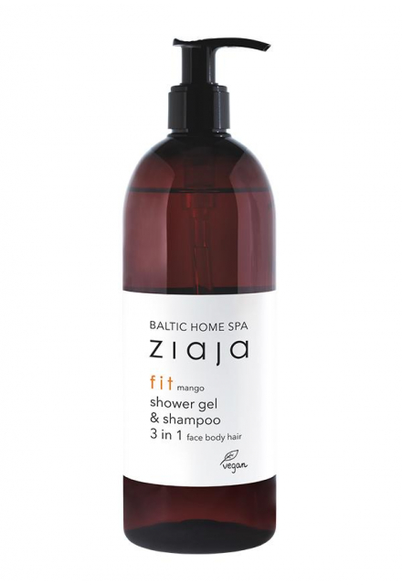 shower gel & shampoo 3 in 1 face body hair