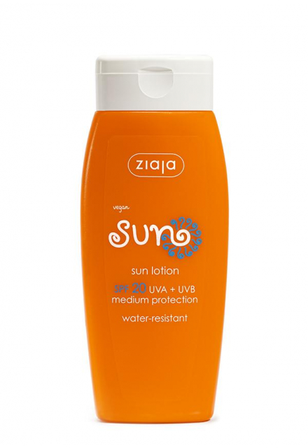 sun lotion SPF 20