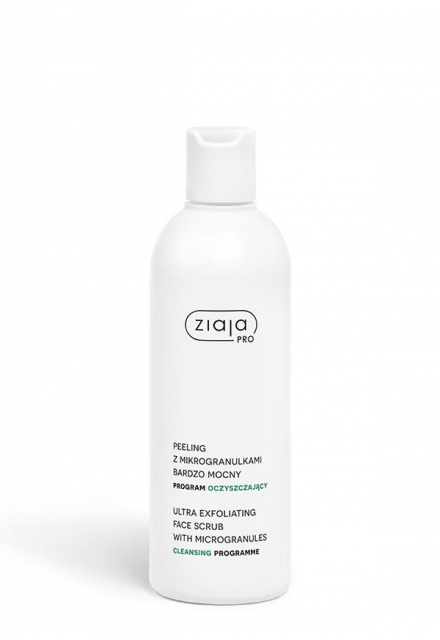 ultra exfoliating face scrub with microgranules