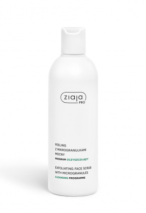exfoliating face scrub with microgranules
