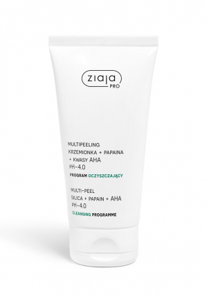 multi-peel silica + papain + aha ph 4.0