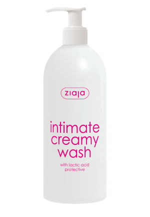 intimate creamy wash with lactic acid