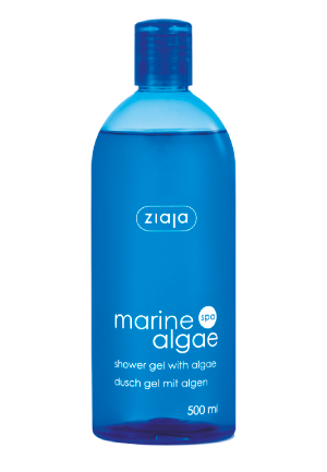 shower gel with algae
